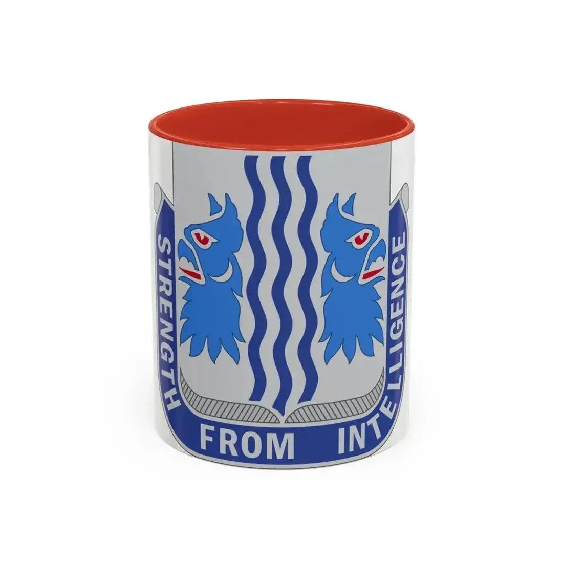 229 Military Intelligence Battalion (U.S. Army) Accent Coffee Mug 11oz Red - Go Mug Yourself