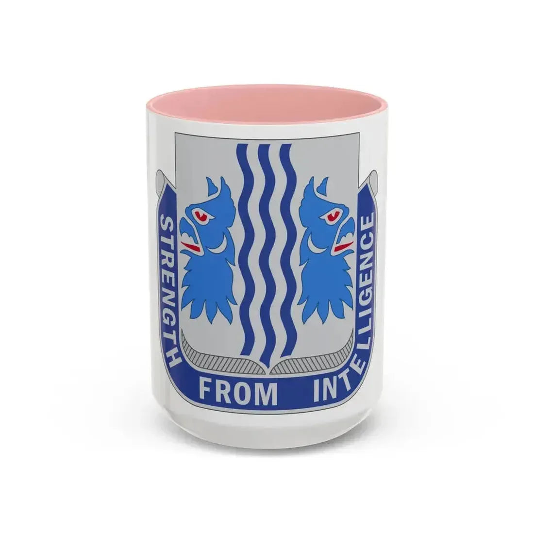 229 Military Intelligence Battalion (U.S. Army) Accent Coffee Mug 15oz Pink - Go Mug Yourself