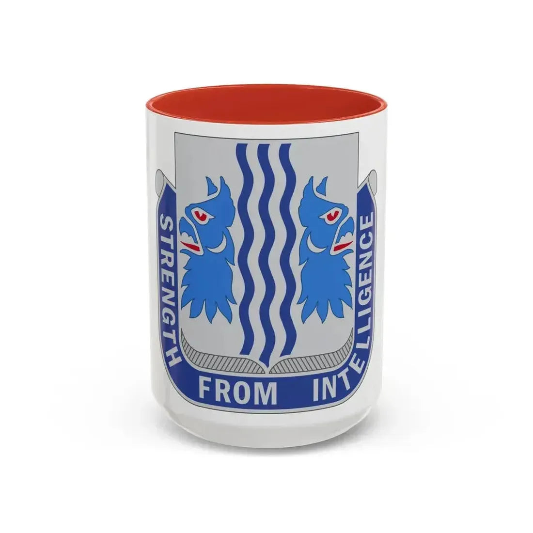 229 Military Intelligence Battalion (U.S. Army) Accent Coffee Mug 15oz Red - Go Mug Yourself