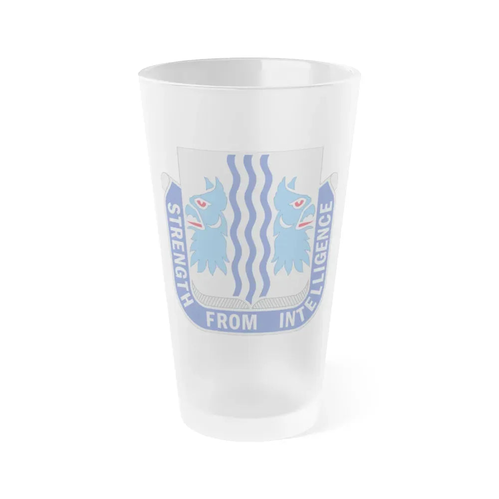 229 Military Intelligence Battalion (U.S. Army) Frosted Pint Glass 16oz Default Title - Go Mug Yourself