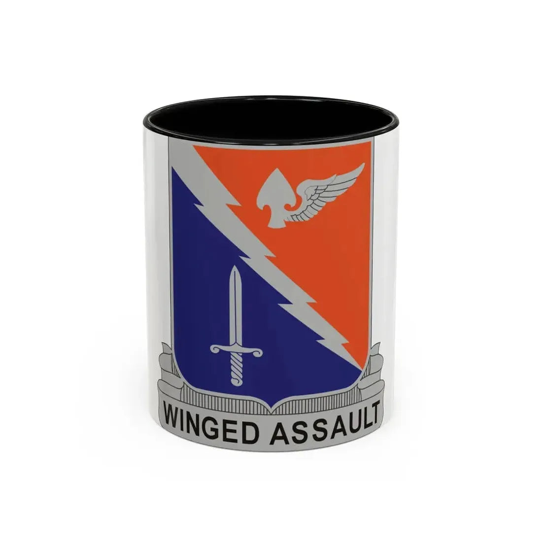 229th Aviation Regiment (U.S. Army) Accent Coffee Mug 11oz Black - Go Mug Yourself