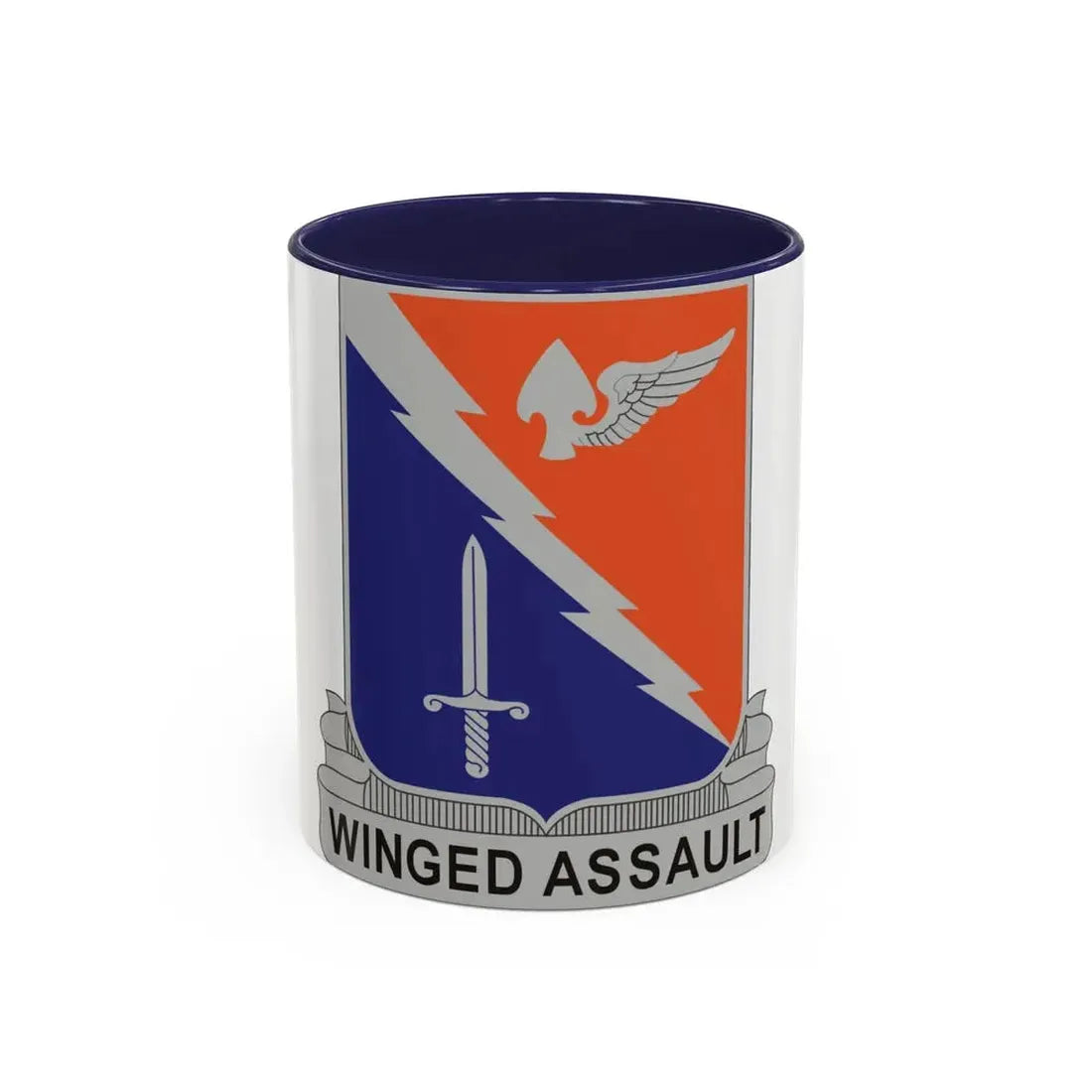 229th Aviation Regiment (U.S. Army) Accent Coffee Mug 11oz Navy - Go Mug Yourself