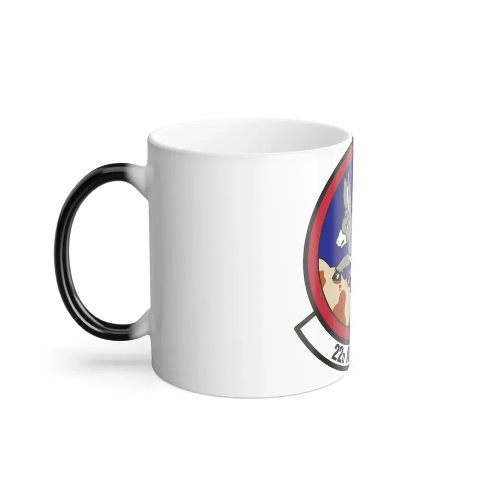 22d Airlift Squadron (U.S. Air Force) Color Changing Coffee Mug - Go Mug Yourself