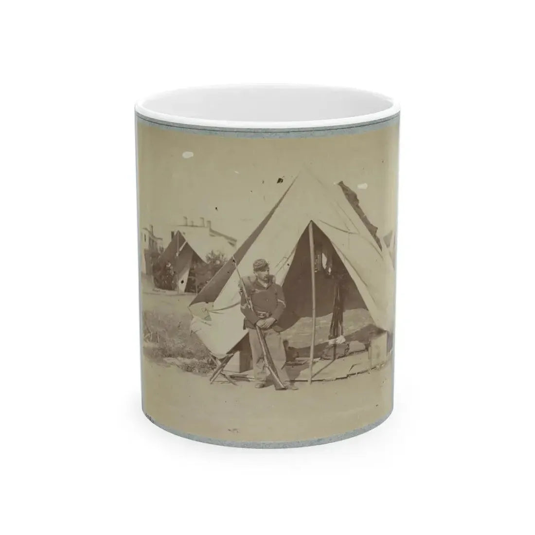22d New York State Militia Near Harpers Ferry, Va., 1861 I.E.1862 001 (U.S. Civil War) White Coffee Mug 11oz - Go Mug Yourself