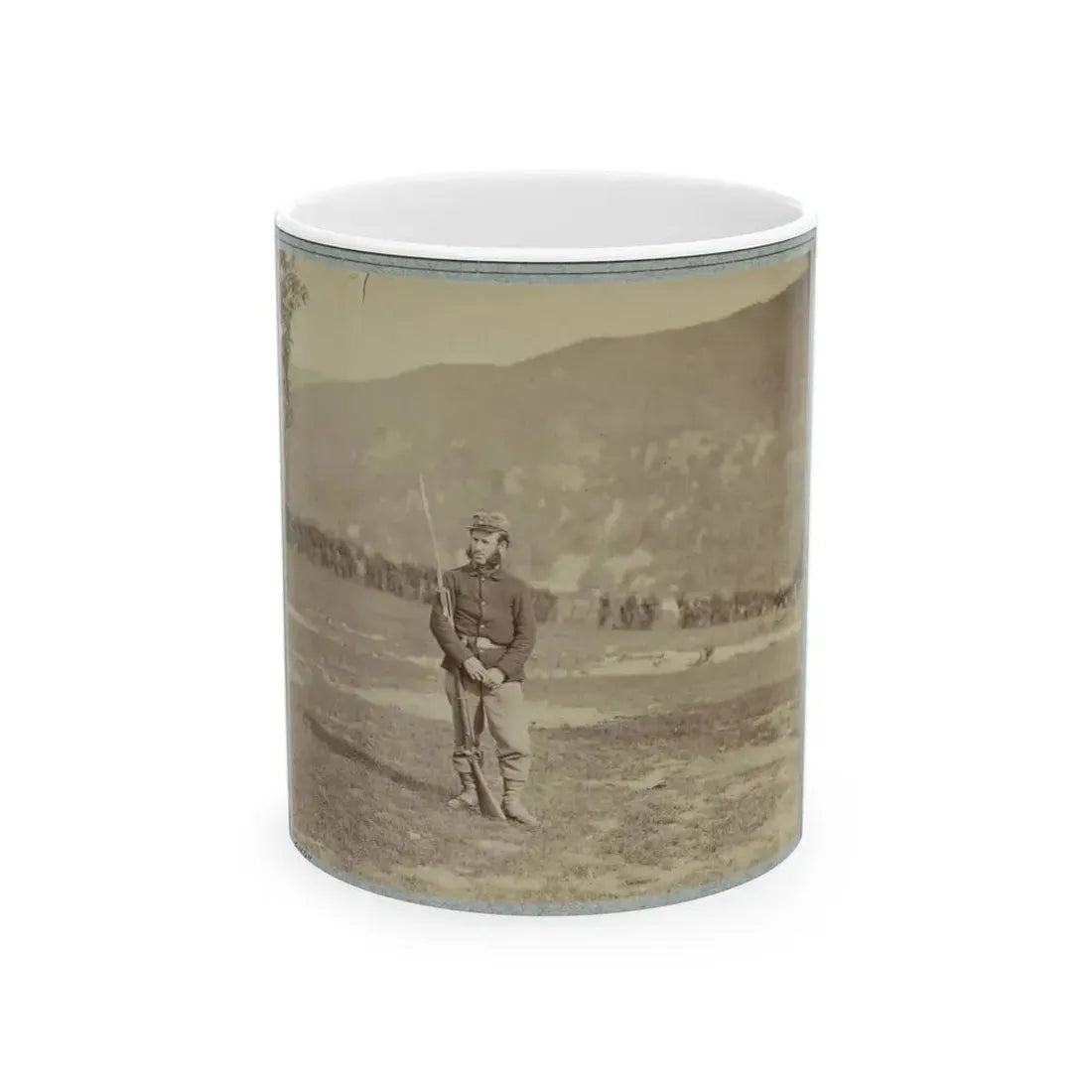 22d New York State Militia Near Harpers Ferry, Va., 1861 I.E.1862 002 (U.S. Civil War) White Coffee Mug 11oz - Go Mug Yourself