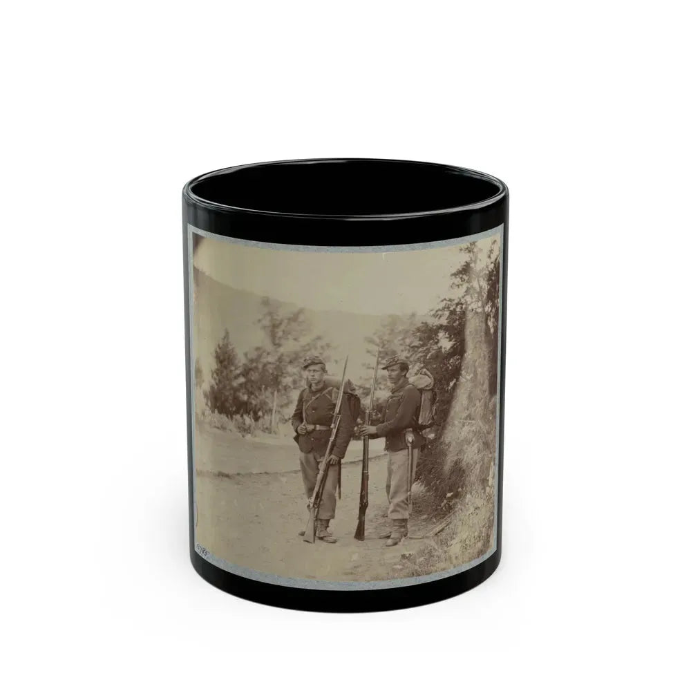 22d New York State Militia Near Harpers Ferry, Va., 1861 I.E.1862 003(2) (U.S. Civil War) Black Coffee Mug 11oz - Go Mug Yourself