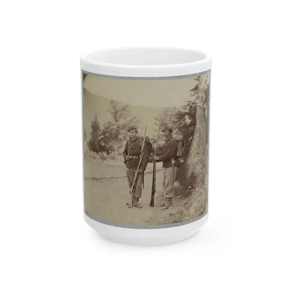 22d New York State Militia Near Harpers Ferry, Va., 1861 I.E.1862 003(2) (U.S. Civil War) White Coffee Mug 15oz - Go Mug Yourself