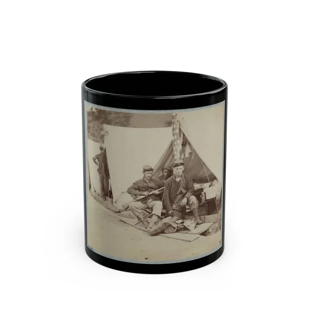 22d New York State Militia Near Harpers Ferry, Va., 1861 I.E.1862 004(2) (U.S. Civil War) Black Coffee Mug 11oz - Go Mug Yourself