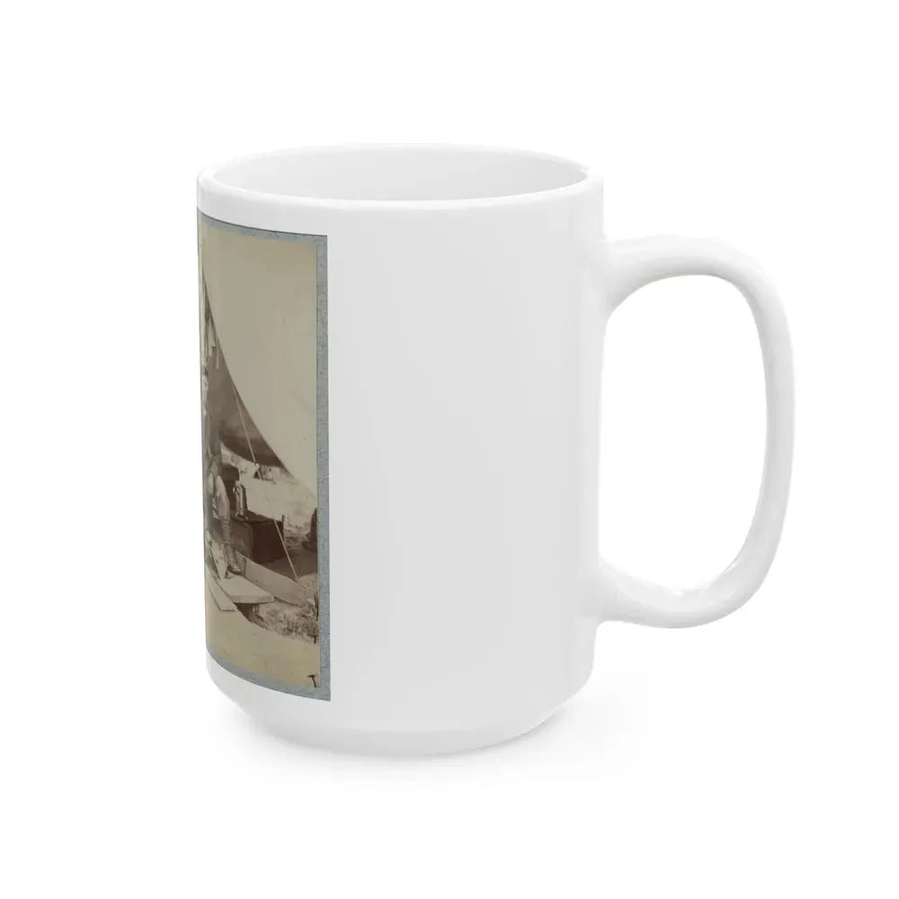 22d New York State Militia Near Harpers Ferry, Va., 1861 I.E.1862 004(2) (U.S. Civil War) White Coffee Mug - Go Mug Yourself