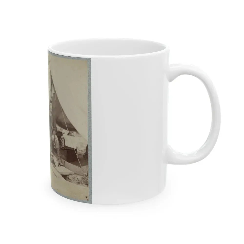 22d New York State Militia Near Harpers Ferry, Va., 1861 I.E.1862 004(2) (U.S. Civil War) White Coffee Mug - Go Mug Yourself