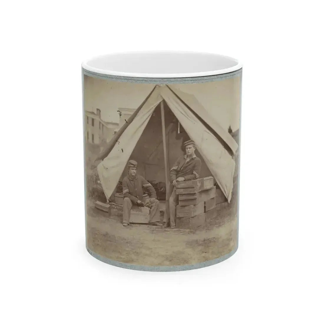 22d New York State Militia Near Harpers Ferry, Va., 1861 I.E.1862 004 (U.S. Civil War) White Coffee Mug 11oz - Go Mug Yourself