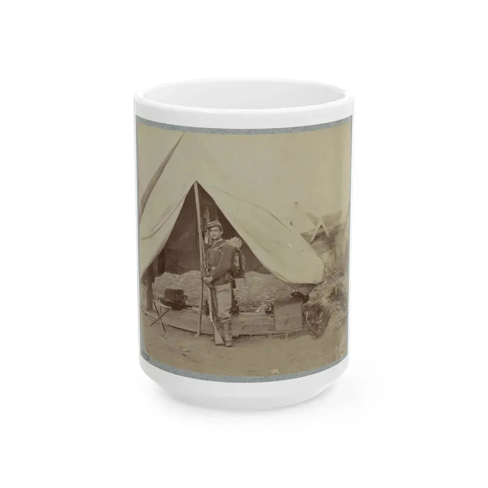 22d New York State Militia Near Harpers Ferry, Va., 1861 I.E.1862 005(2) (U.S. Civil War) White Coffee Mug 15oz - Go Mug Yourself