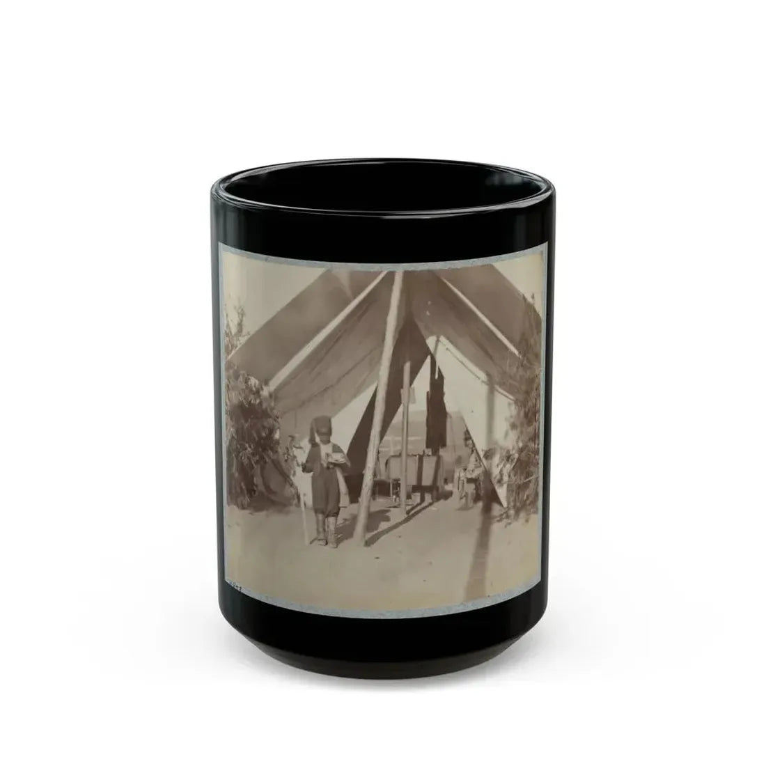 22d New York State Militia Near Harpers Ferry, Va., 1861 I.E.1862 005 (U.S. Civil War) Black Coffee Mug 15oz - Go Mug Yourself
