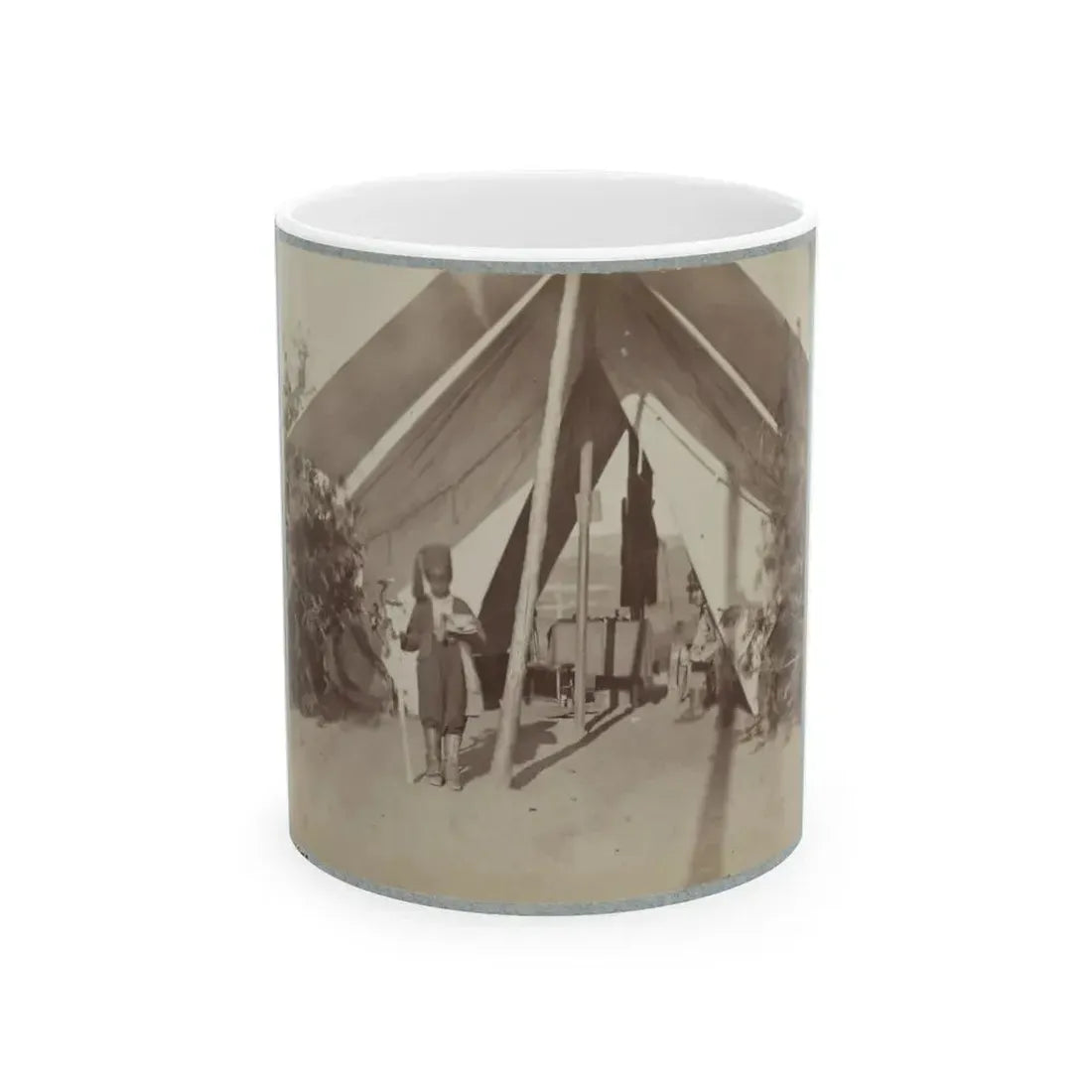 22d New York State Militia Near Harpers Ferry, Va., 1861 I.E.1862 005 (U.S. Civil War) White Coffee Mug 11oz - Go Mug Yourself
