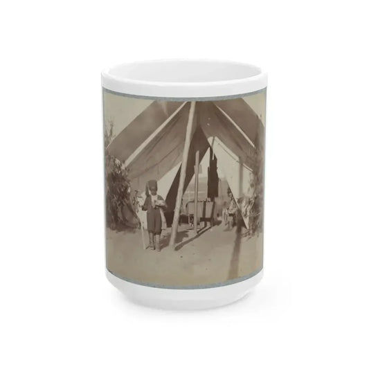 22d New York State Militia Near Harpers Ferry, Va., 1861 I.E.1862 005 (U.S. Civil War) White Coffee Mug 15oz - Go Mug Yourself
