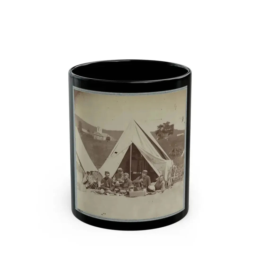 22d New York State Militia Near Harpers Ferry, Va., 1861 I.E.1862 006 (U.S. Civil War) Black Coffee Mug 11oz - Go Mug Yourself