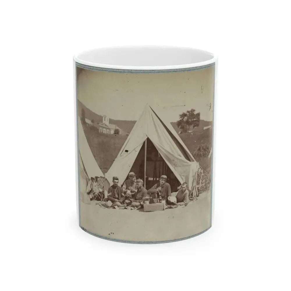 22d New York State Militia Near Harpers Ferry, Va., 1861 I.E.1862 006 (U.S. Civil War) White Coffee Mug 11oz - Go Mug Yourself