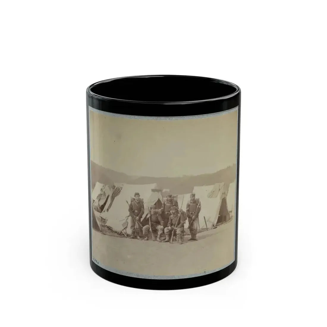 22d New York State Militia Near Harpers Ferry, Va., 1861 I.E.1862 007 (U.S. Civil War) Black Coffee Mug 11oz - Go Mug Yourself