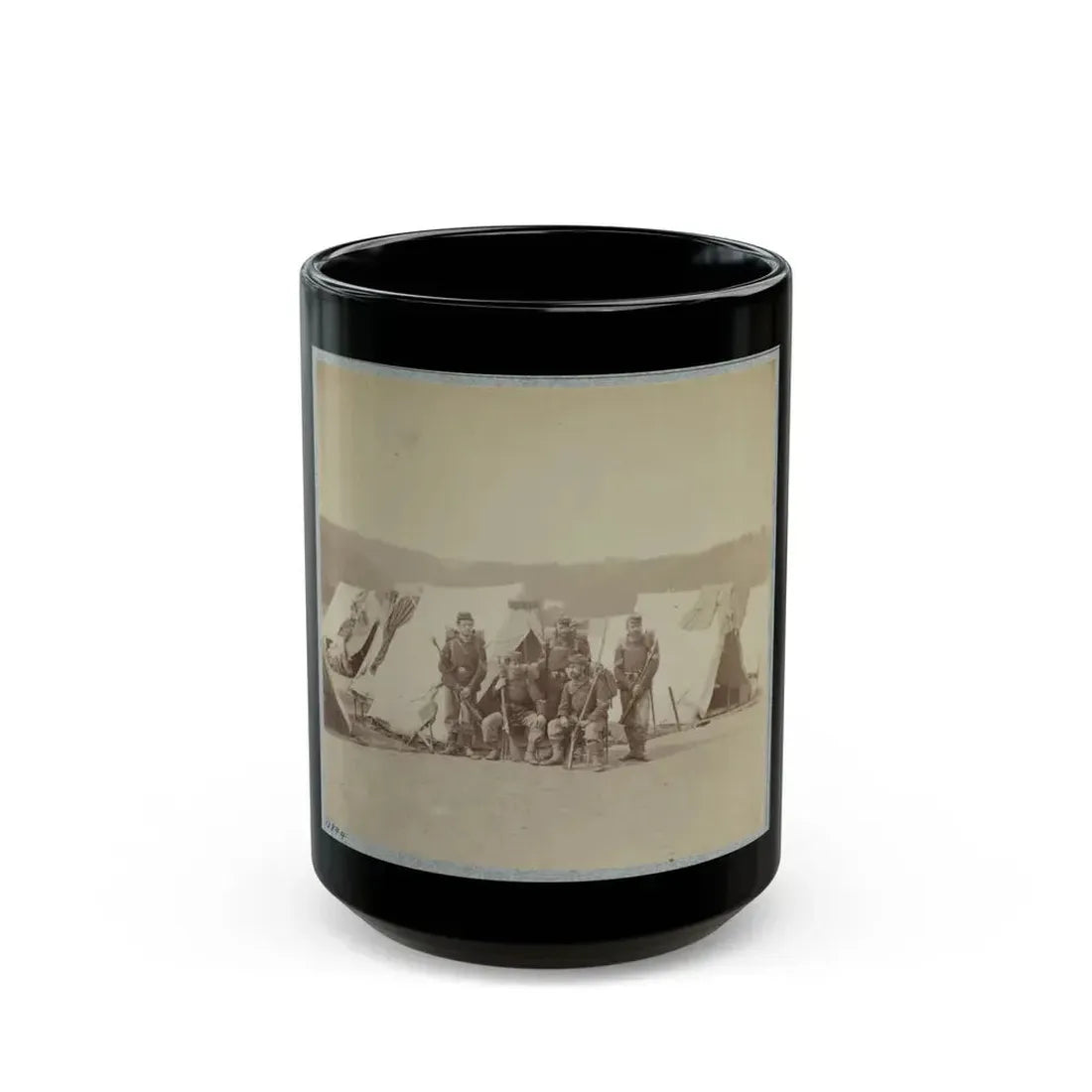 22d New York State Militia Near Harpers Ferry, Va., 1861 I.E.1862 007 (U.S. Civil War) Black Coffee Mug 15oz - Go Mug Yourself