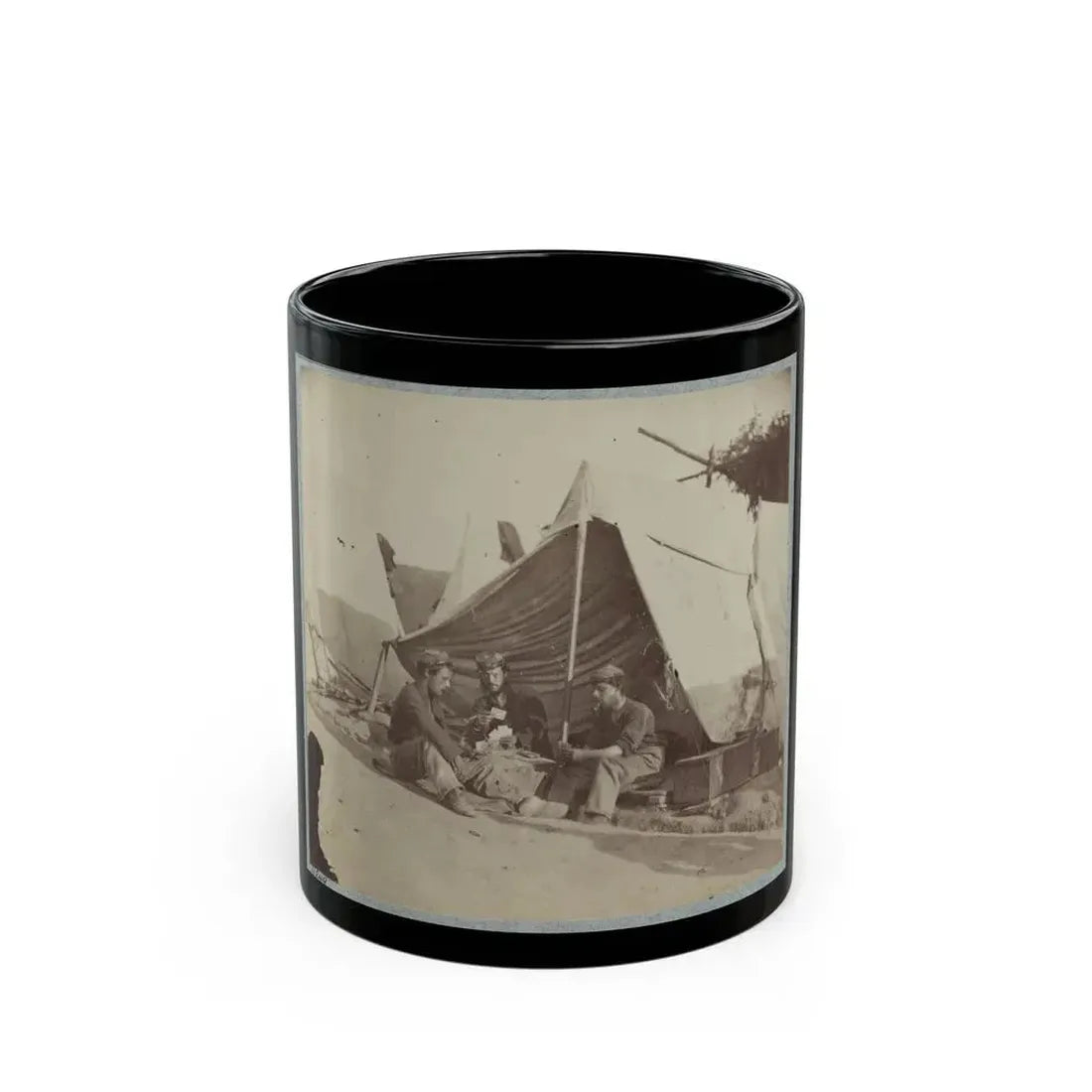 22d New York State Militia Near Harpers Ferry, Va., 1861 I.E.1862 008 (U.S. Civil War) Black Coffee Mug 11oz - Go Mug Yourself
