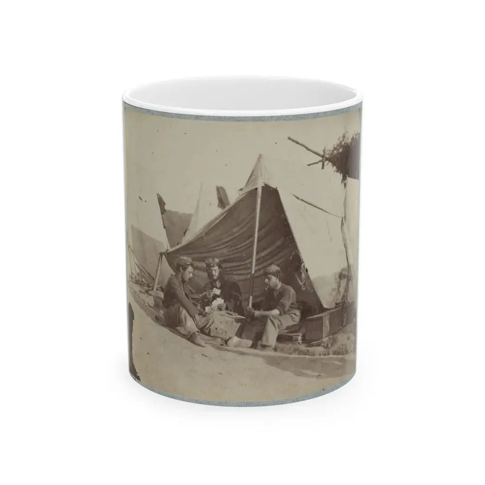 22d New York State Militia Near Harpers Ferry, Va., 1861 I.E.1862 008 (U.S. Civil War) White Coffee Mug 11oz - Go Mug Yourself