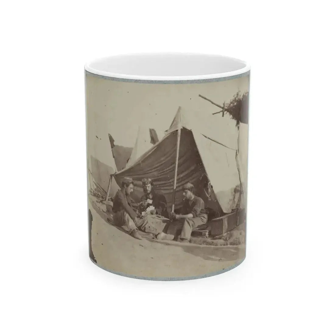 22d New York State Militia Near Harpers Ferry, Va., 1861 I.E.1862 008 (U.S. Civil War) White Coffee Mug 11oz - Go Mug Yourself