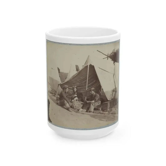 22d New York State Militia Near Harpers Ferry, Va., 1861 I.E.1862 008 (U.S. Civil War) White Coffee Mug 15oz - Go Mug Yourself