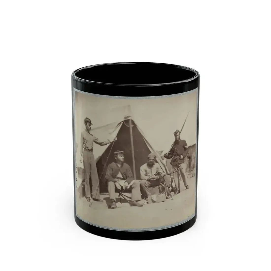 22d New York State Militia Near Harpers Ferry, Va., 1861 I.E.1862 009 (U.S. Civil War) Black Coffee Mug 11oz - Go Mug Yourself