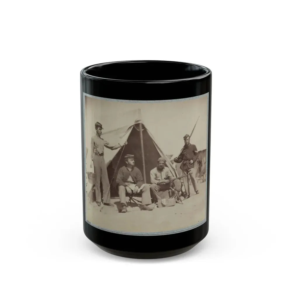 22d New York State Militia Near Harpers Ferry, Va., 1861 I.E.1862 009 (U.S. Civil War) Black Coffee Mug 15oz - Go Mug Yourself