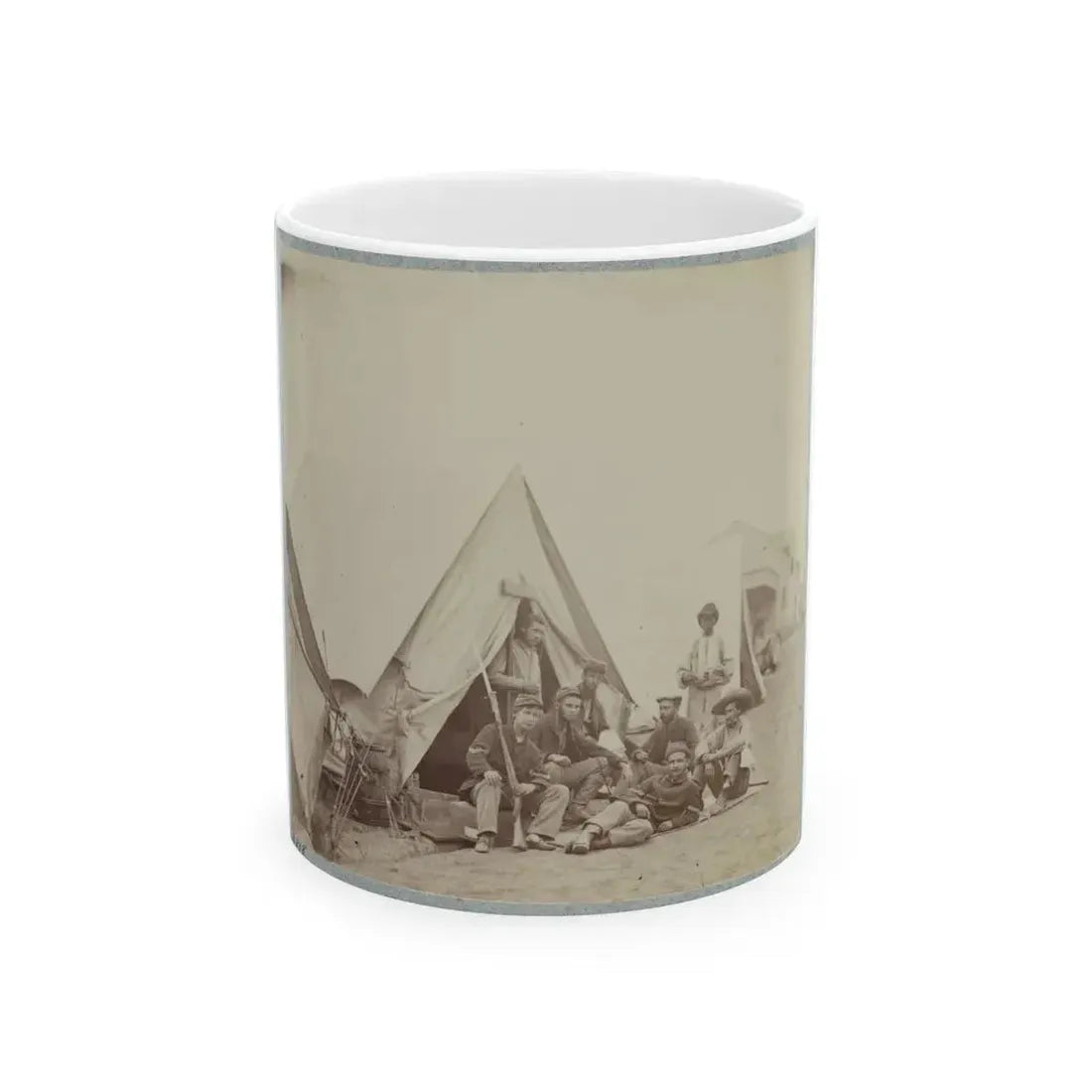 22d New York State Militia Near Harpers Ferry, Va., 1861 I.E.1862 010 (U.S. Civil War) White Coffee Mug 11oz - Go Mug Yourself