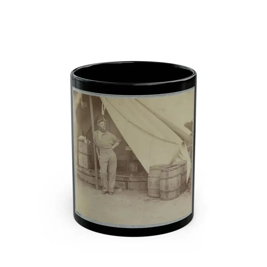 22d New York State Militia Near Harpers Ferry, Va., 1861 I.E.1862 011 (U.S. Civil War) Black Coffee Mug 11oz - Go Mug Yourself