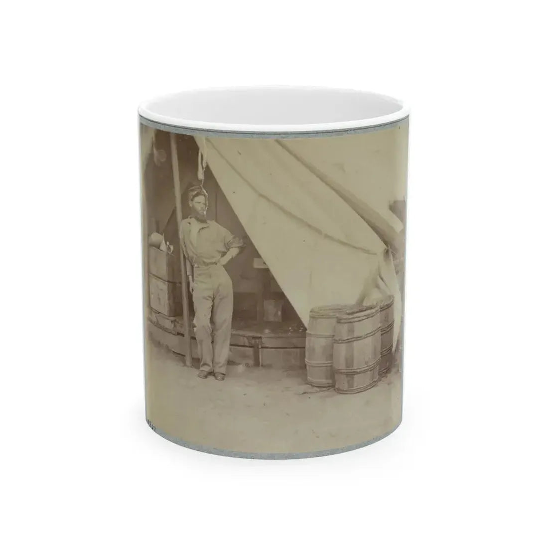 22d New York State Militia Near Harpers Ferry, Va., 1861 I.E.1862 011 (U.S. Civil War) White Coffee Mug 11oz - Go Mug Yourself