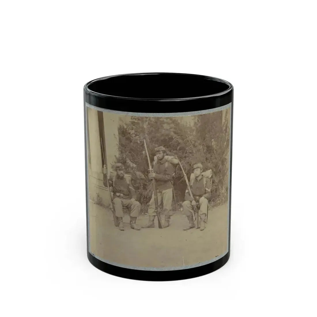 22d New York State Militia Near Harpers Ferry, Va., 1861 I.E.1862 012 (U.S. Civil War) Black Coffee Mug 11oz - Go Mug Yourself