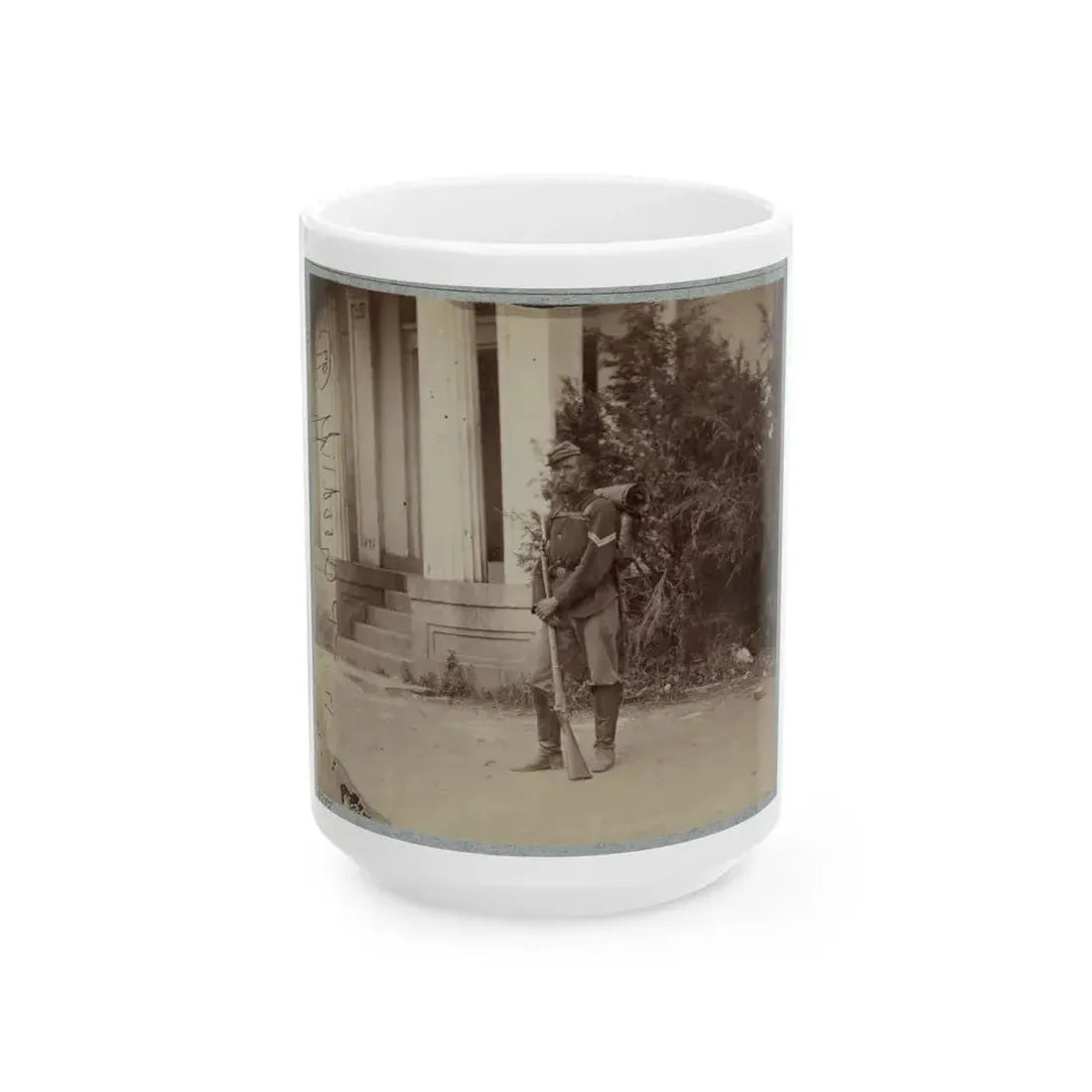 22d New York State Militia Near Harpers Ferry, Va., 1861 I.E.1862 014 (U.S. Civil War) White Coffee Mug 15oz - Go Mug Yourself