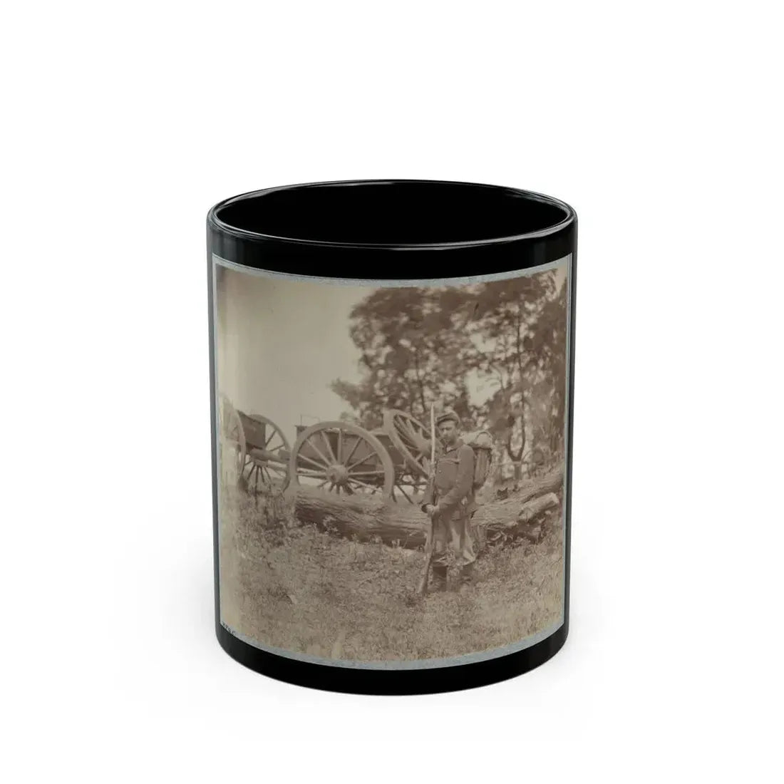 22d New York State Militia Near Harpers Ferry, Va., 1861 I.E.1862 015 (U.S. Civil War) Black Coffee Mug 11oz - Go Mug Yourself