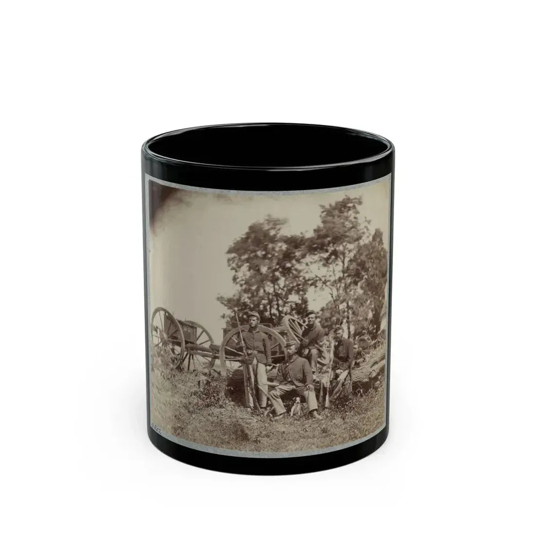 22d New York State Militia Near Harpers Ferry, Va., 1861 I.E.1862 016 (U.S. Civil War) Black Coffee Mug 11oz - Go Mug Yourself