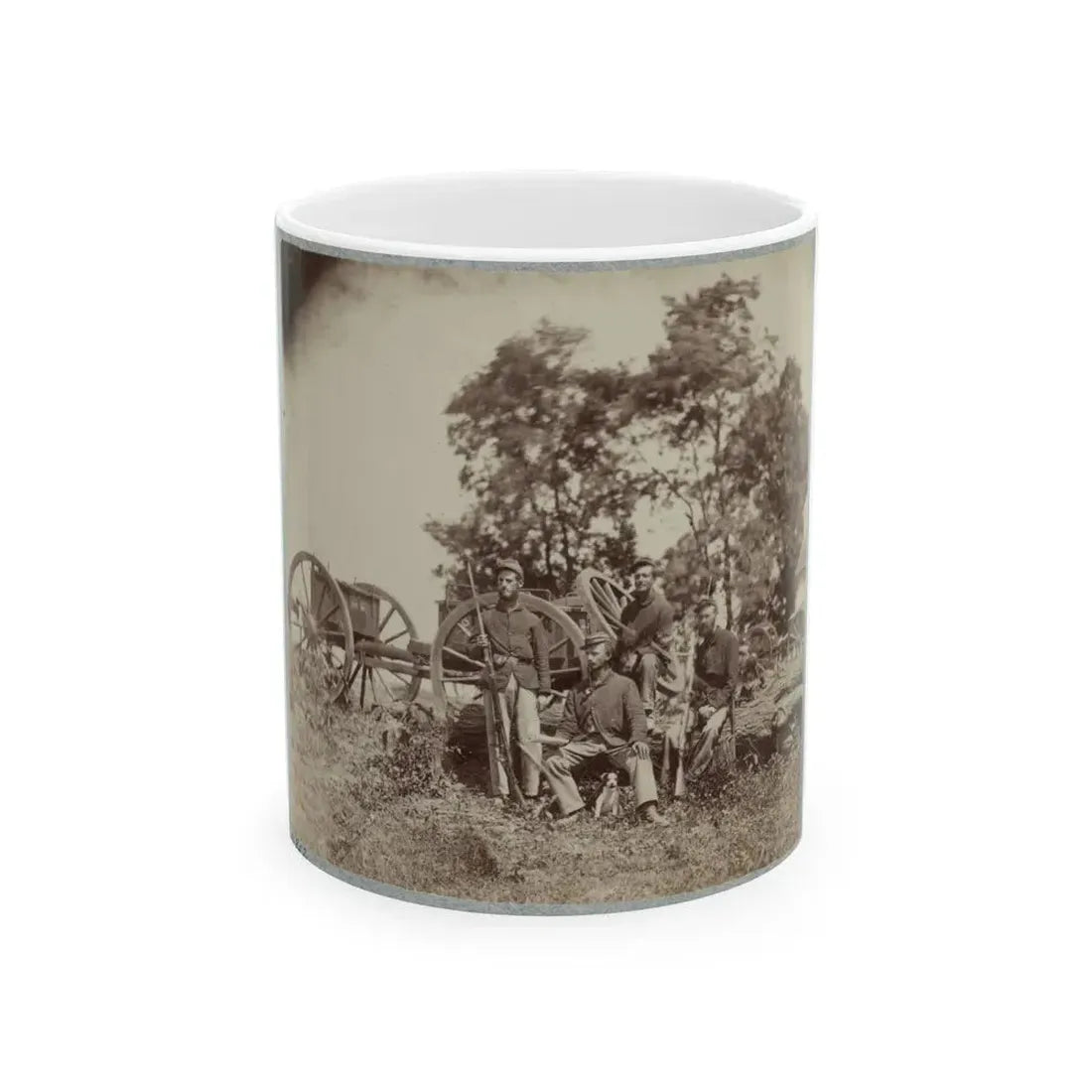22d New York State Militia Near Harpers Ferry, Va., 1861 I.E.1862 016 (U.S. Civil War) White Coffee Mug 11oz - Go Mug Yourself