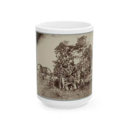 22d New York State Militia Near Harpers Ferry, Va., 1861 I.E.1862 016 (U.S. Civil War) White Coffee Mug 15oz - Go Mug Yourself