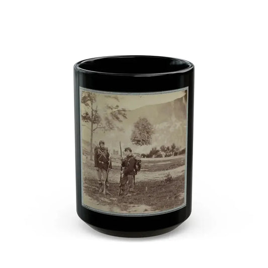 22d New York State Militia Near Harpers Ferry, Va., 1861 I.E.1862 017 (U.S. Civil War) Black Coffee Mug 15oz - Go Mug Yourself
