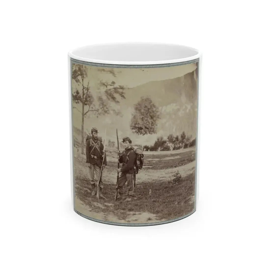 22d New York State Militia Near Harpers Ferry, Va., 1861 I.E.1862 017 (U.S. Civil War) White Coffee Mug 11oz - Go Mug Yourself