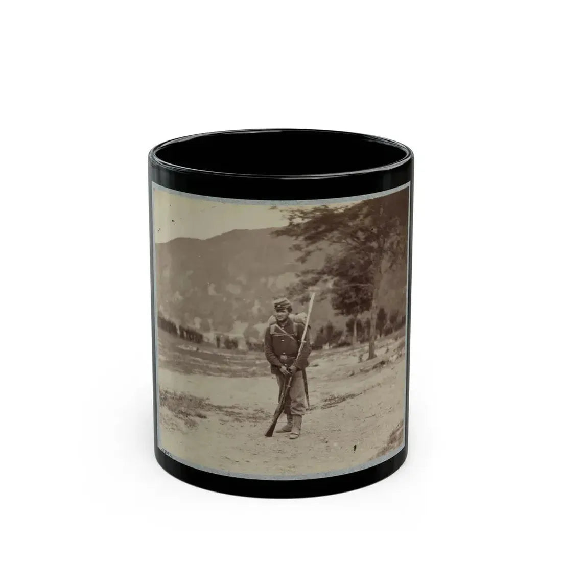 22d New York State Militia Near Harpers Ferry, Va., 1861 I.E.1862 018 (U.S. Civil War) Black Coffee Mug 11oz - Go Mug Yourself