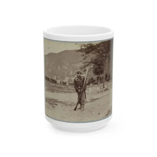 22d New York State Militia Near Harpers Ferry, Va., 1861 I.E.1862 018 (U.S. Civil War) White Coffee Mug 15oz - Go Mug Yourself