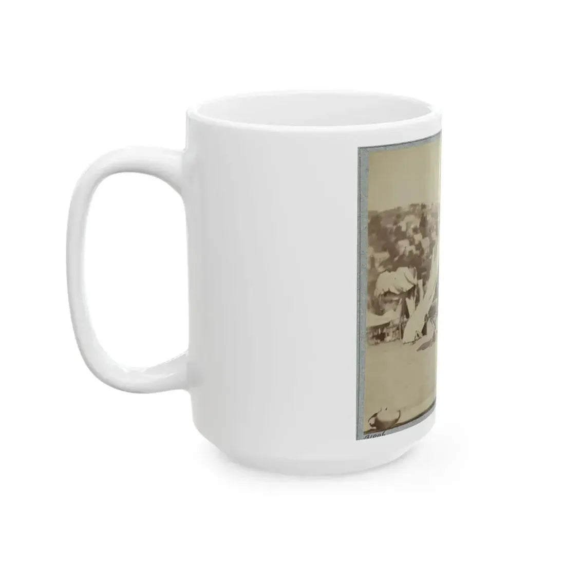 22d New York State Militia Near Harpers Ferry, Va., 1861 I.E.1862 020 (U.S. Civil War) White Coffee Mug - Go Mug Yourself
