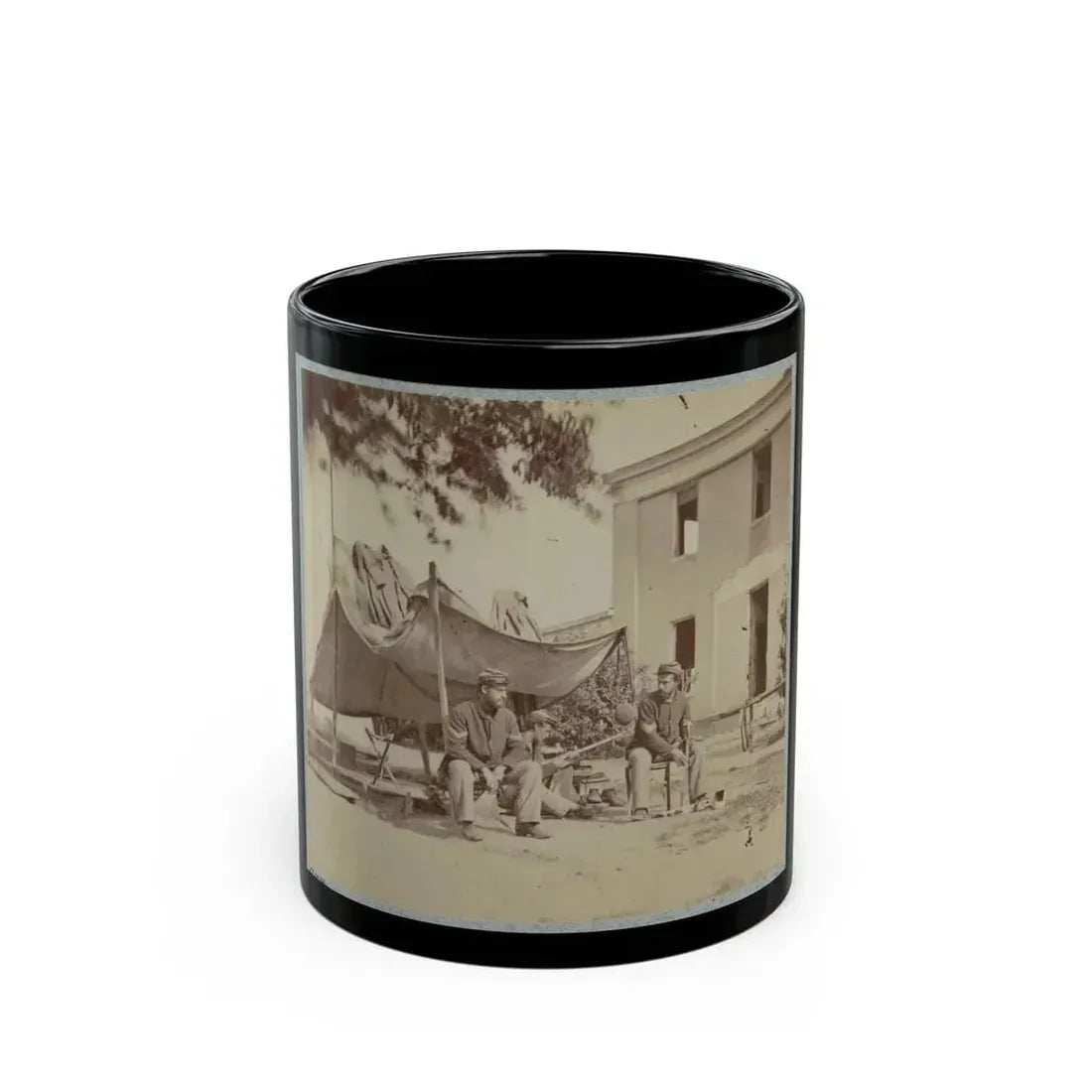 22d New York State Militia Near Harpers Ferry, Va., 1861 I.E.1862 021 (U.S. Civil War) Black Coffee Mug 11oz - Go Mug Yourself