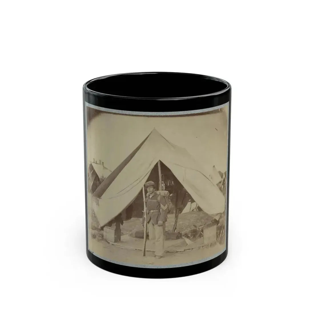 22d New York State Militia Near Harpers Ferry, Va., 1861 I.E.1862 022 (U.S. Civil War) Black Coffee Mug 11oz - Go Mug Yourself