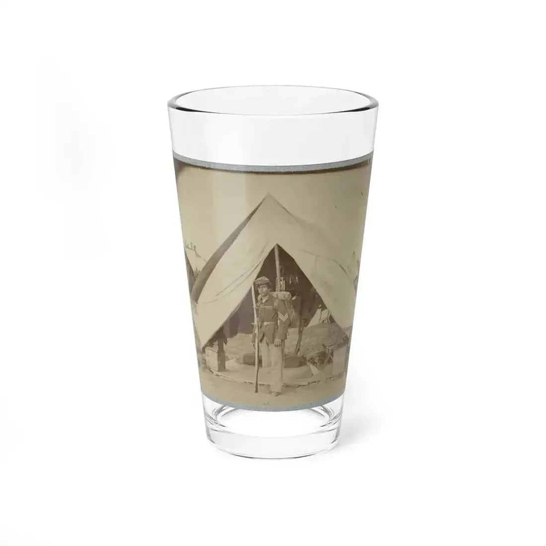 22d New York State Militia Near Harpers Ferry, Va., 1861 I.E.1862 022 (U.S. Civil War) Pint Glass 16oz 16oz - Go Mug Yourself