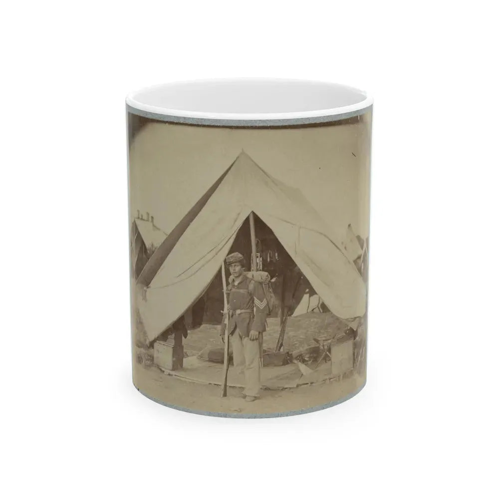 22d New York State Militia Near Harpers Ferry, Va., 1861 I.E.1862 022 (U.S. Civil War) White Coffee Mug 11oz - Go Mug Yourself