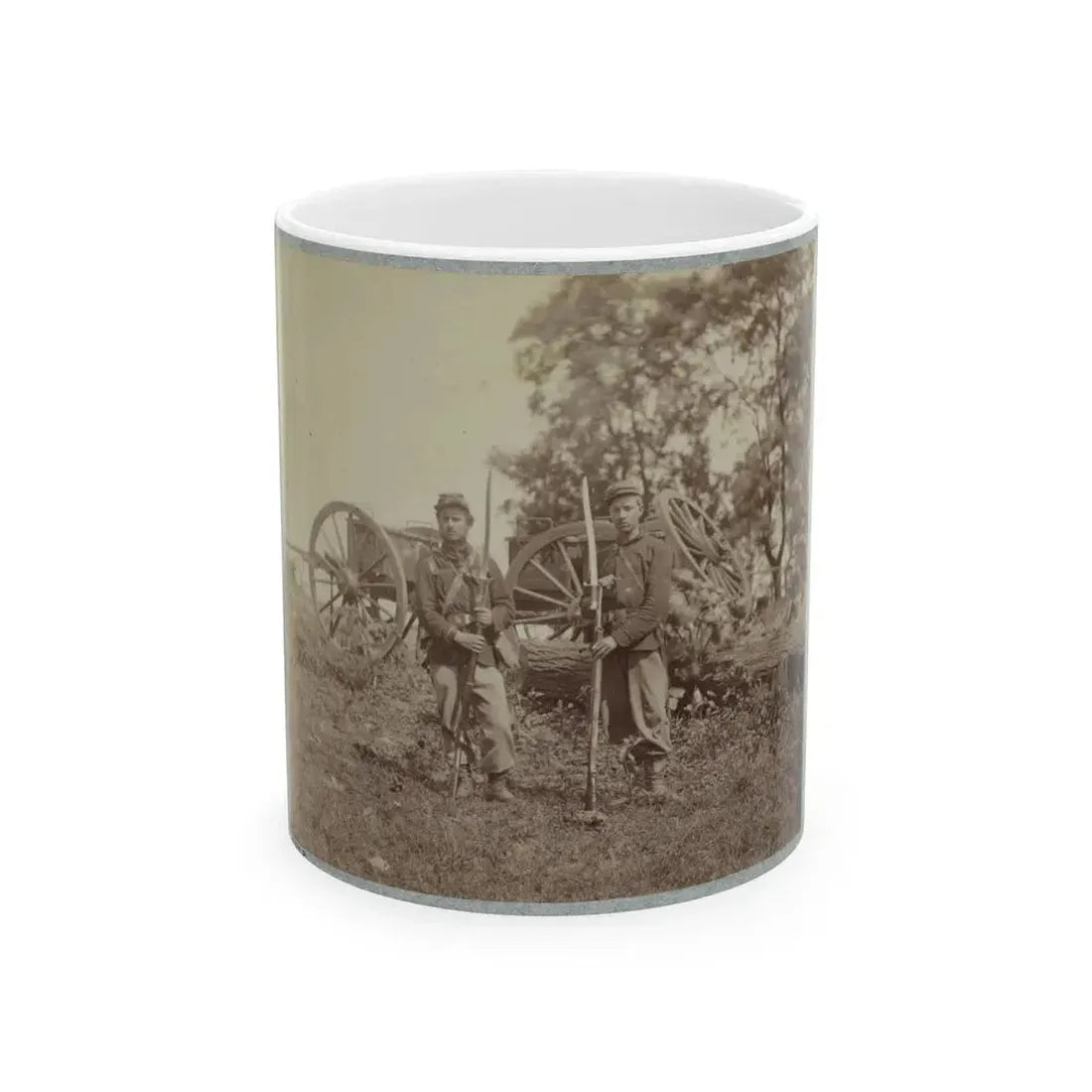 22d New York State Militia Near Harpers Ferry, Va., 1861 I.E.1862 023 (U.S. Civil War) White Coffee Mug 11oz - Go Mug Yourself
