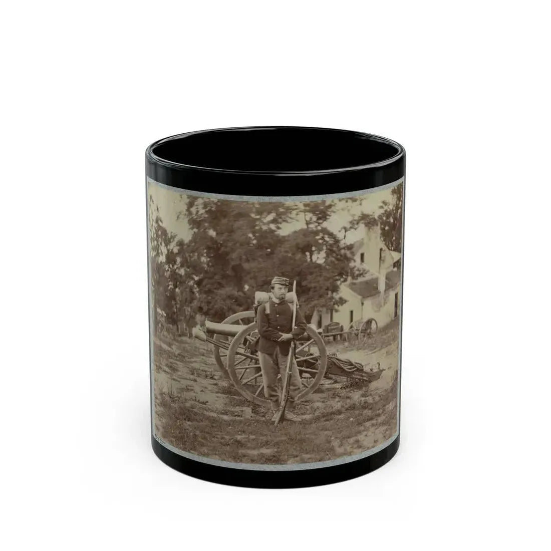 22d New York State Militia Near Harpers Ferry, Va., 1861 I.E.1862 024 (U.S. Civil War) Black Coffee Mug 11oz - Go Mug Yourself