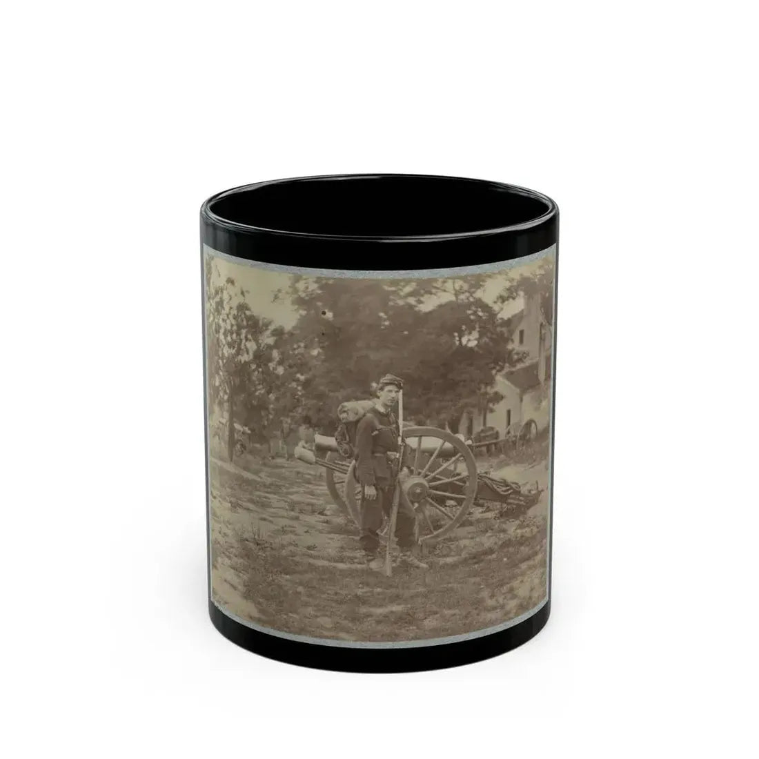 22d New York State Militia Near Harpers Ferry, Va., 1861 I.E.1862 025 (U.S. Civil War) Black Coffee Mug 11oz - Go Mug Yourself
